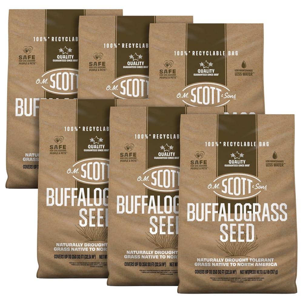O.M. Scott &amp; Sons Buffalograss Seed, 0.7 lb. (Pack of 6)