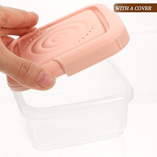 Miniatura 6 de Rebanada de queso crujiente Cajas de queso cubiertas de mantequilla Cajas de queso Cajas de mantequilla Contenedor de queso para refrigerador Cajas