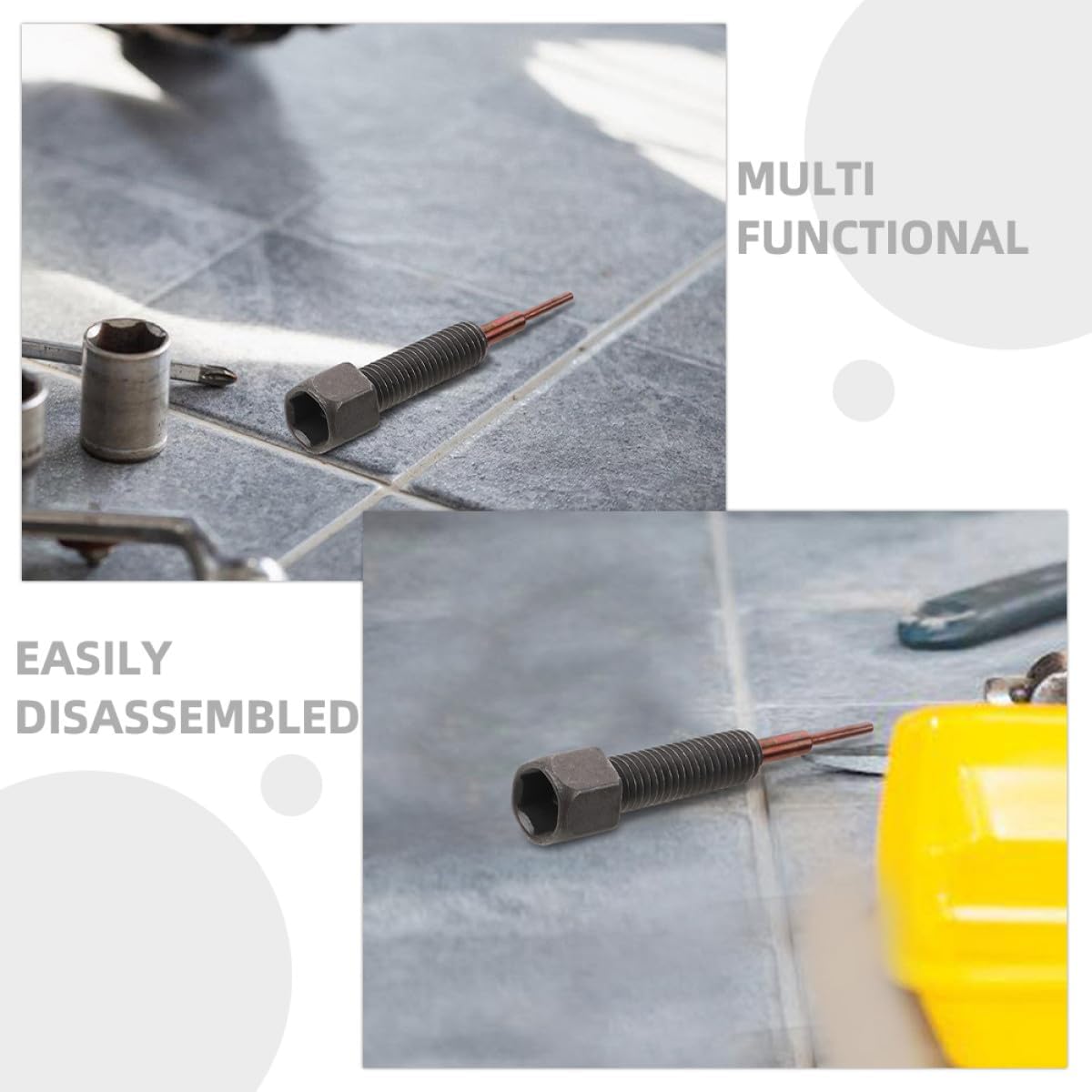Motorcycle Chain Breaker Pin 2pcs Heavy-Duty Motorbike Chain Tool and Installation Repair Kit