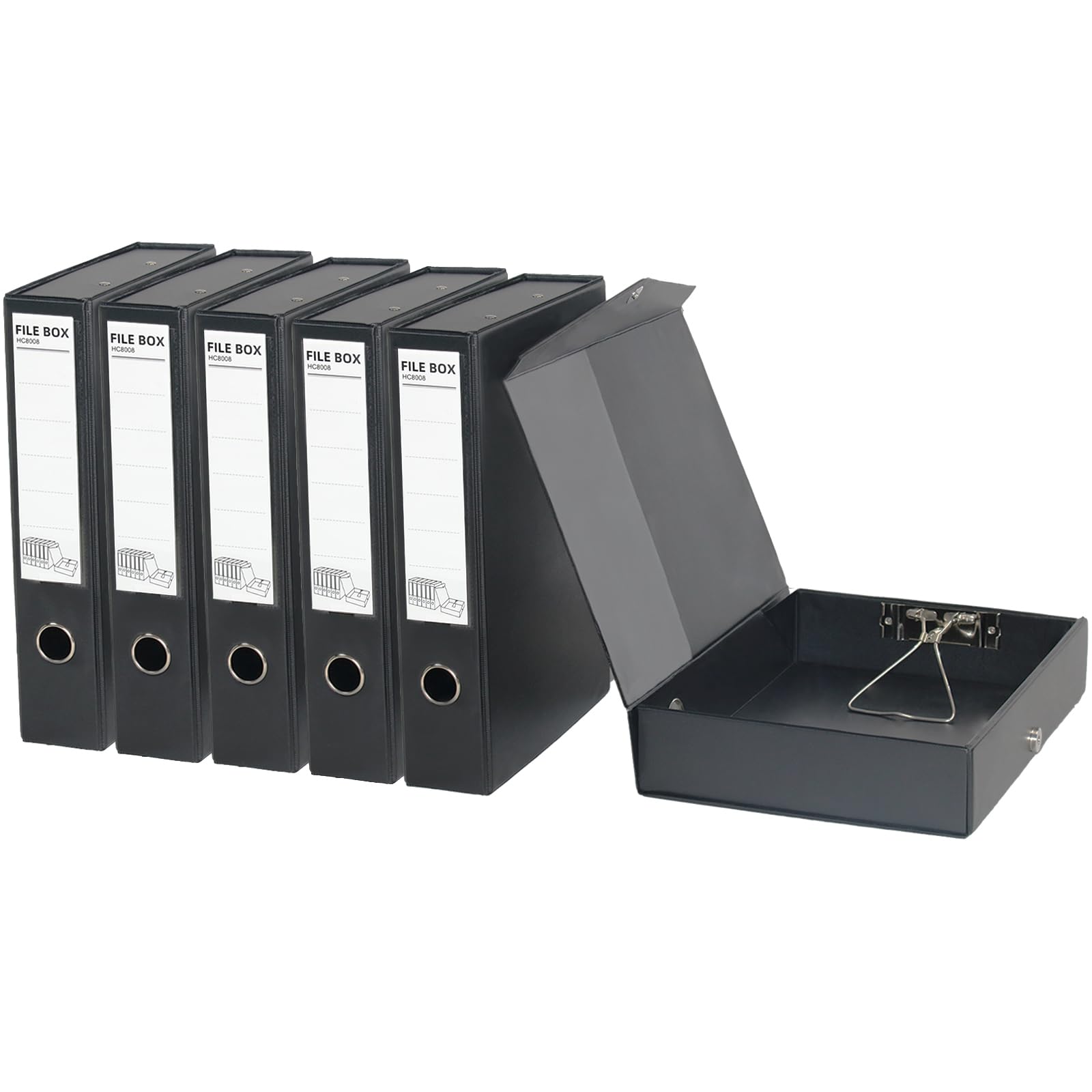Amazon.com: URbantin 6 Pack Foldable Plastic Box Files A4 with