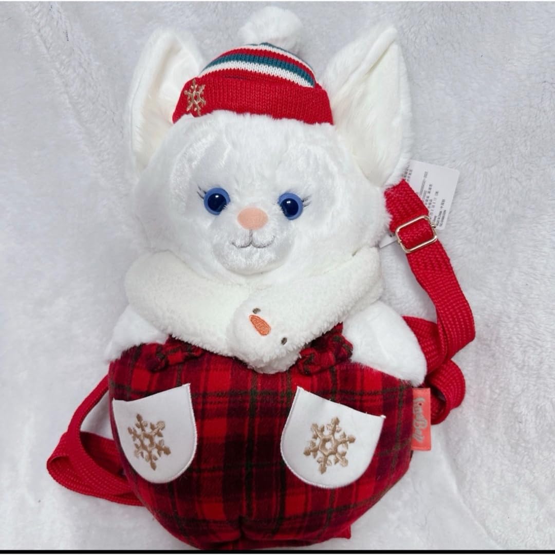 上海ディズニー　リーナベル　ぬいぐるみバックパック　クリスマス雪だるまリュック Amazon.co.jp: 上海 リーナベル ぬいぐるみ クリスマス雪だるま