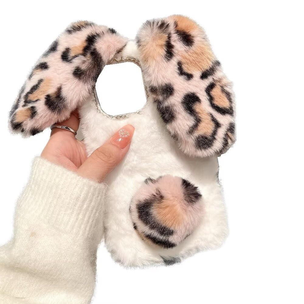 Xifanzi Peluche Custodia Cover Per Moto E5,Custodia Coniglio