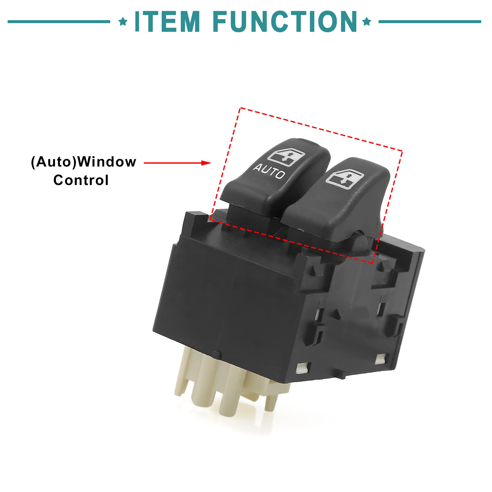 Oldsmobile Silhouette Window Control Power Window Master Switch For Chevy Venture, Olds Silhouette, Pontiac Montana &ndash; 2000-2005 Models Power Window Master Switch Chevrolet Venture