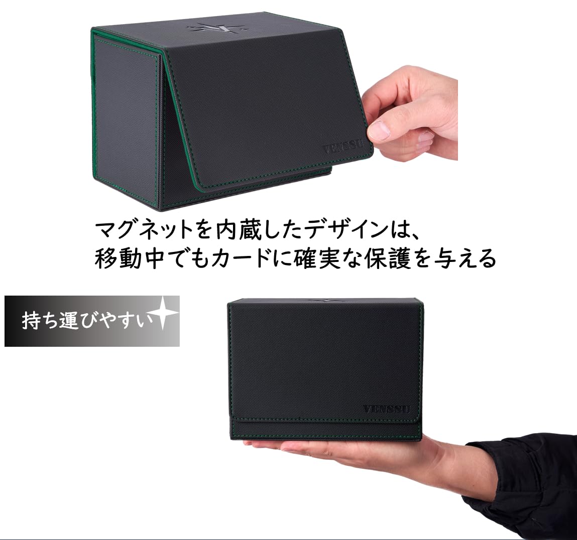 Amazon.co.jp: Venssu デッキケース トレカケース カードディスプレイ