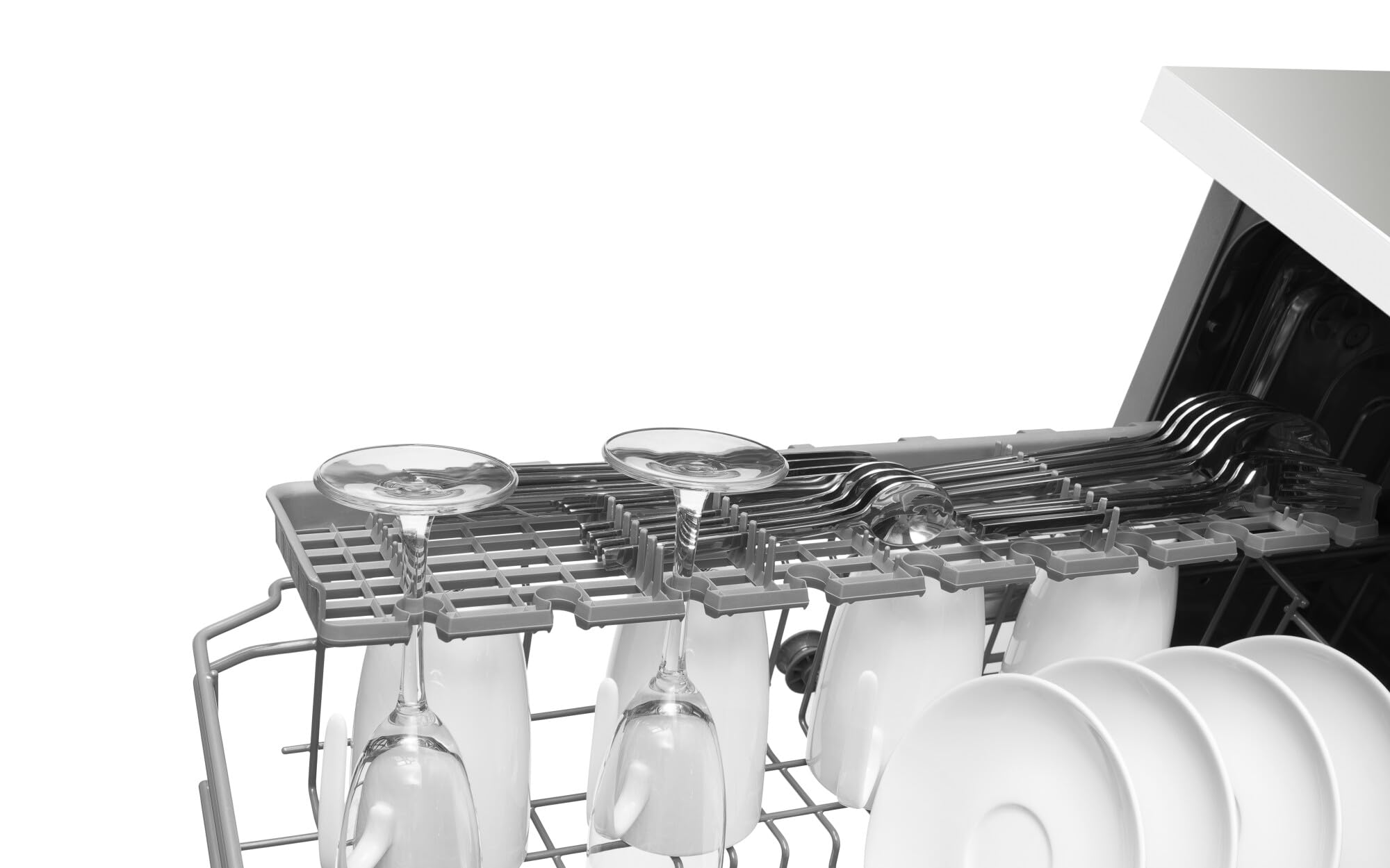 Amica Unterbau Geschirrspüler 60 cm 10 Maßgedecke OpenDry EGSPU 500 911 E | 6 Programme, 3 Körbe, AquaStopp, OpenDry Türöffnung, Startzeitvorwahl, Höhenverstellbarer Oberkorb, 44 dB