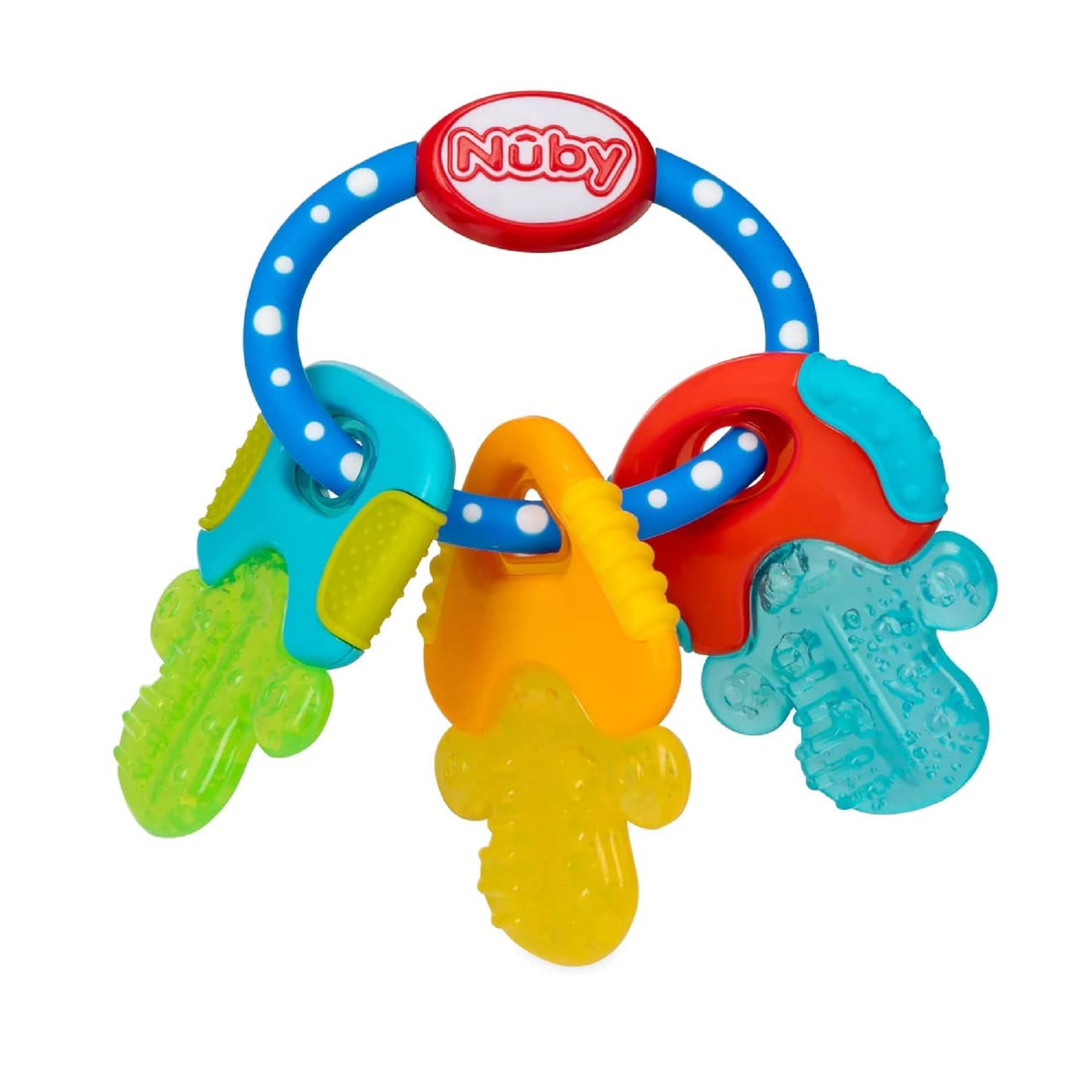 Nuby Ice Gel Teether Keys - 2 Pack Blue