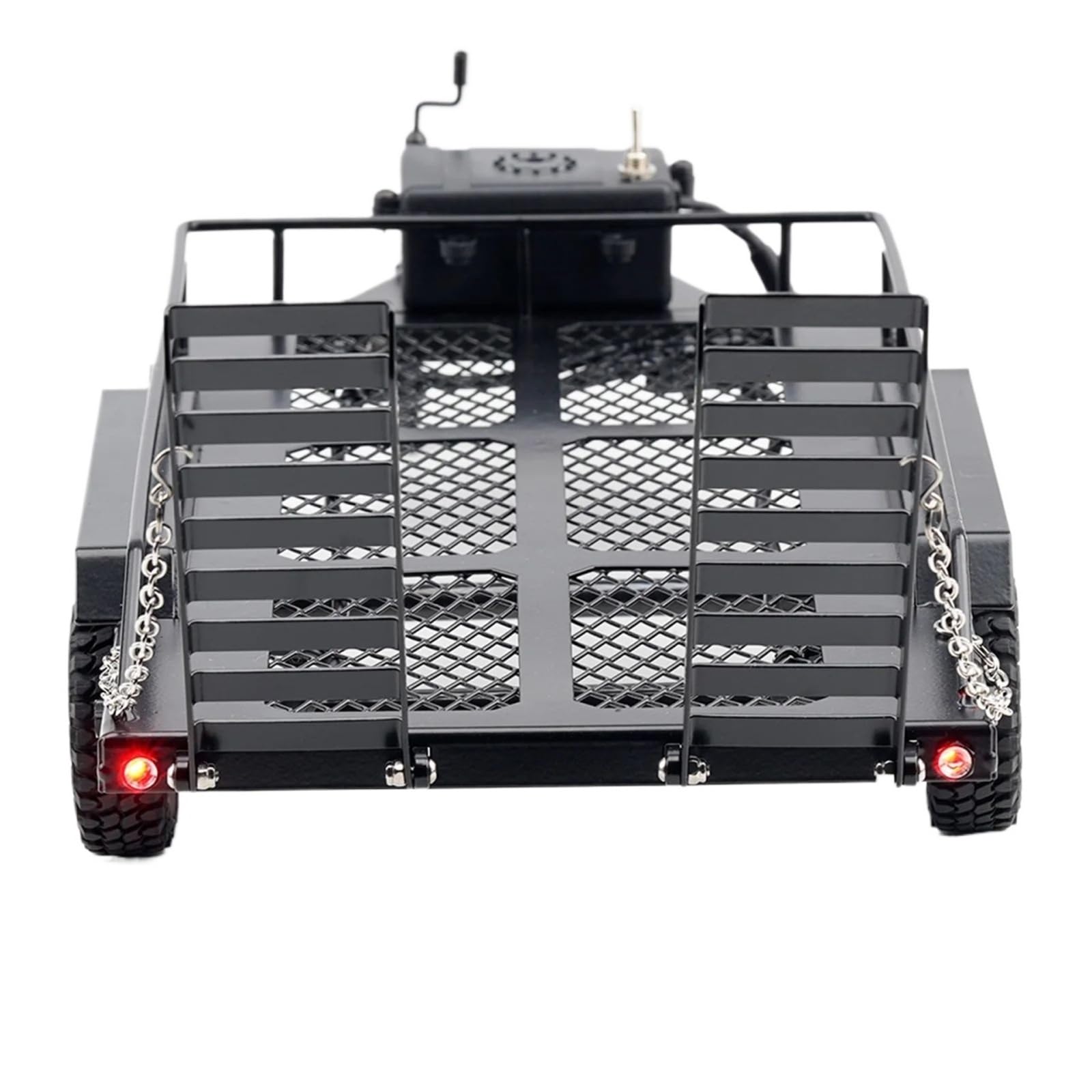 Remolque Metal con Luz para TRX4M FMS18 para Redcat Ascent18 1/18