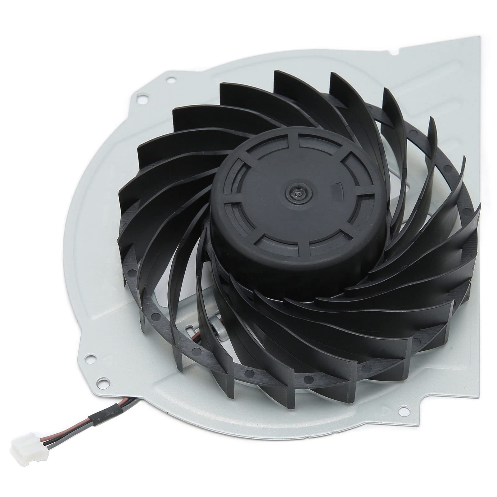 Lylithuif Ventola di raffreddamento interna Sostituzione Accessori di raffreddamento ad alte prestazioni per Pro CUH7XXX Console di gioco Materiale metallico ABS 12V 2.1A 19 Lame Nero