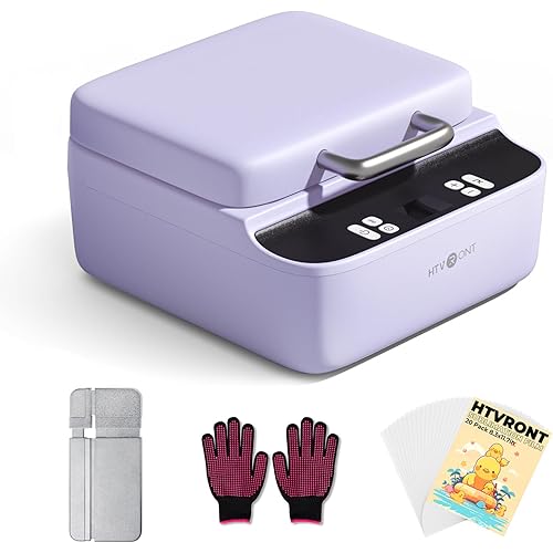 HTVRONT Phone Case Heat Press Machine Compatible with iPhone - H17 Phone Case Auto Heat Press with 3D Vacuum Heat, Precise Temperature Sublimation Phone Case Press Machine for Badges, Coasters, etc