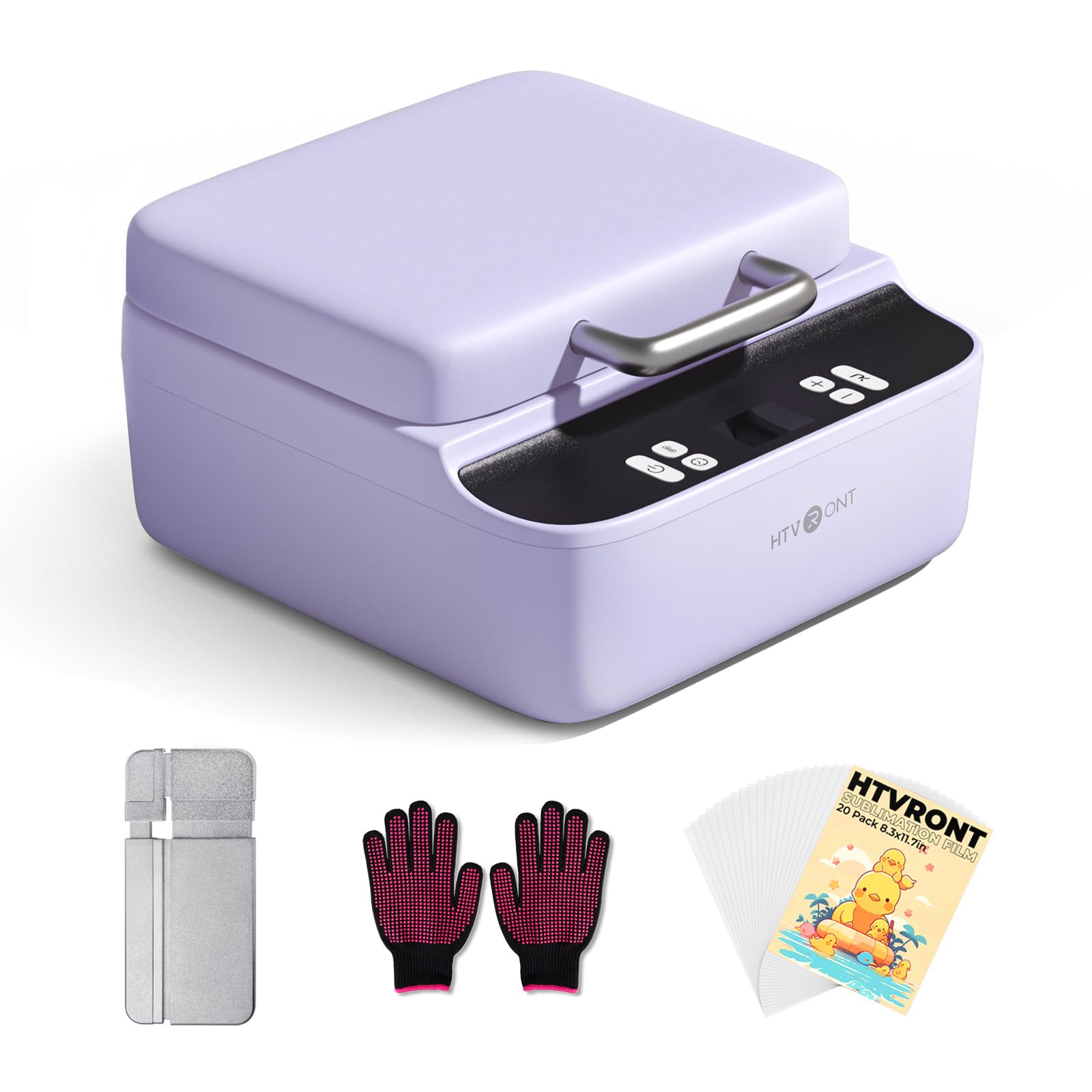 Machine sublimation coque téléphone HTVRONT PG violette presse transfert thermique