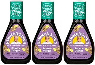 Sesame Ginger Salad Dressing (3 PACK Bottles) 16 oz.
