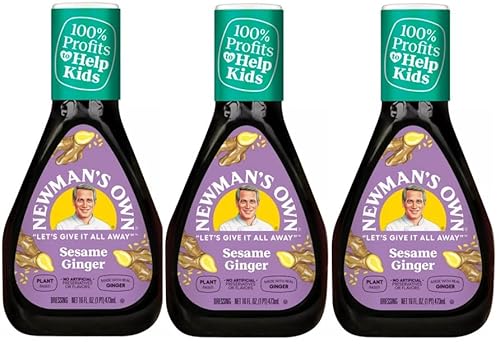 Sesame Ginger Salad Dressing (3 PACK Bottles) 16 oz.