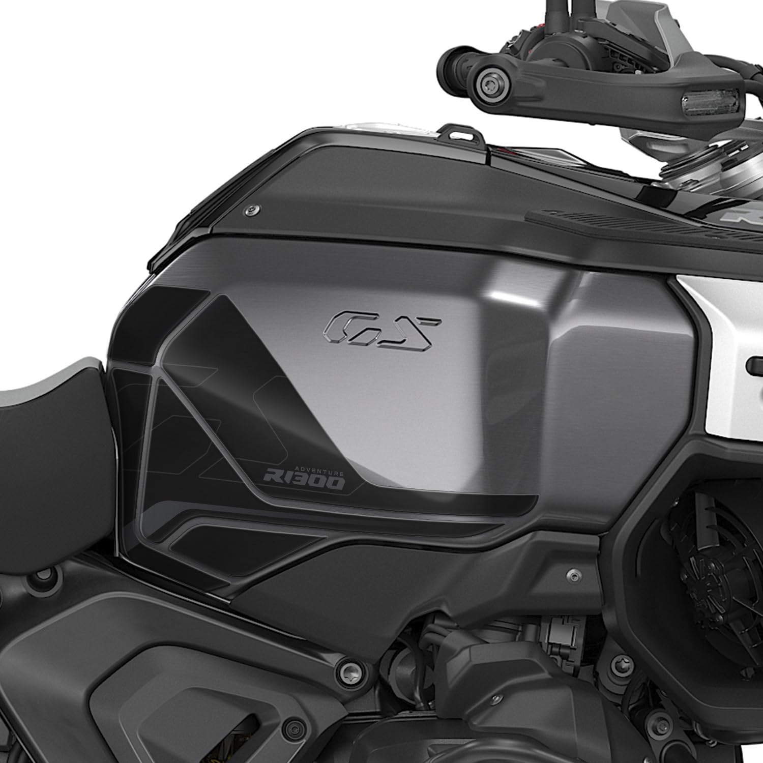 Protections latérales de réservoir en résine effet 3D : roulez protégé en R 1300 GS Adventure