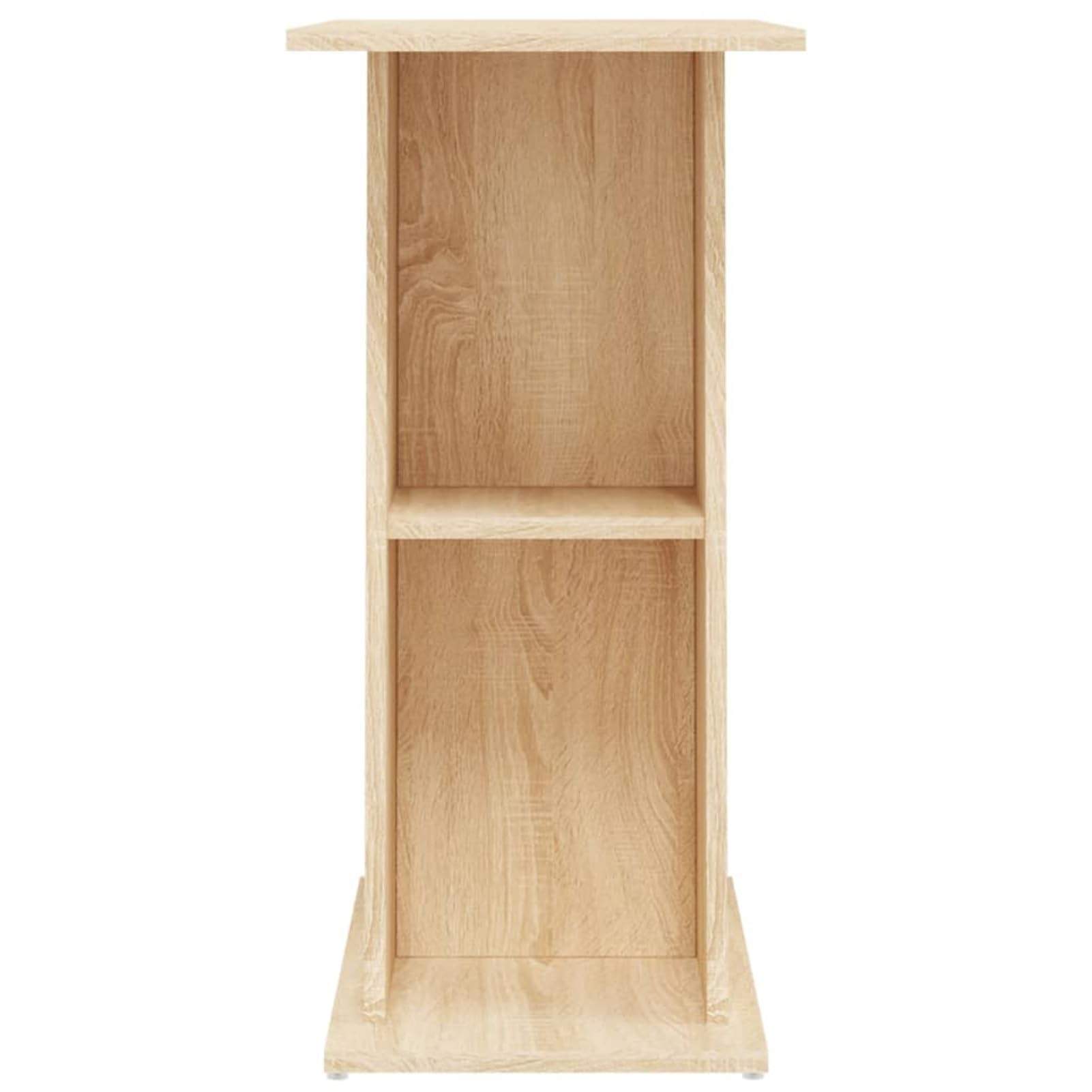 Homgoday Mobili - Soporte para acuario, 75 x 36 x 72,5 cm, multicapa de roble Sonoma, soporte para acuario, mueble para acuario, aparador de cocina, mueble para ahorrar espacio