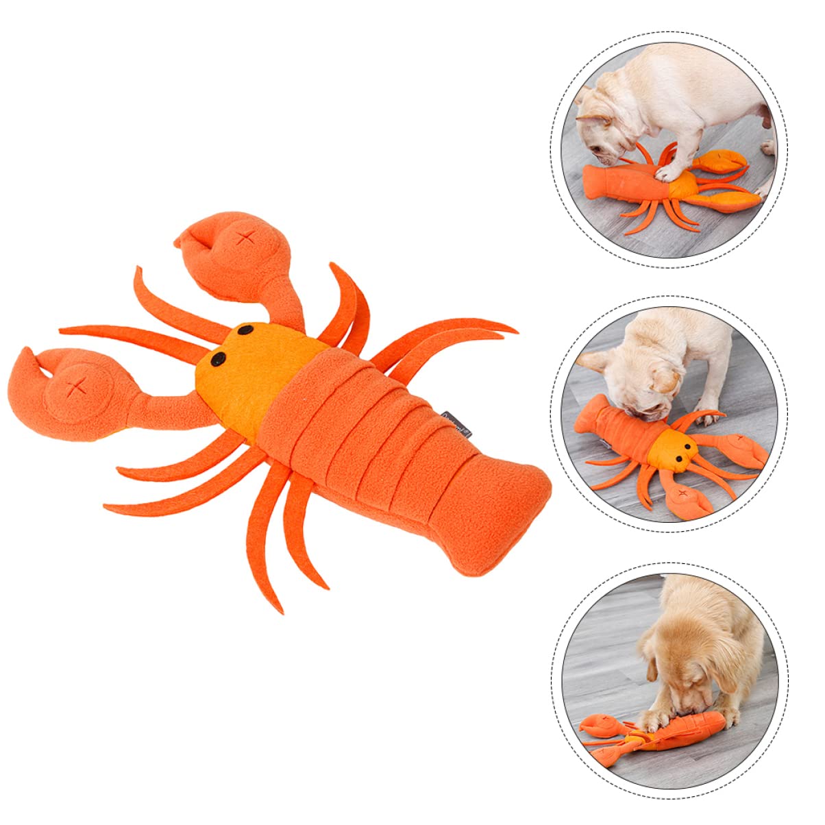 POPETPOP 2 Piezas Juguetes De Alimentación De Mascotas Juguete para Perros Alimentador De Mascotas De Juguete Juguetes Suaves Peluches Tela De Fieltro Perro De Peluche Cachorro