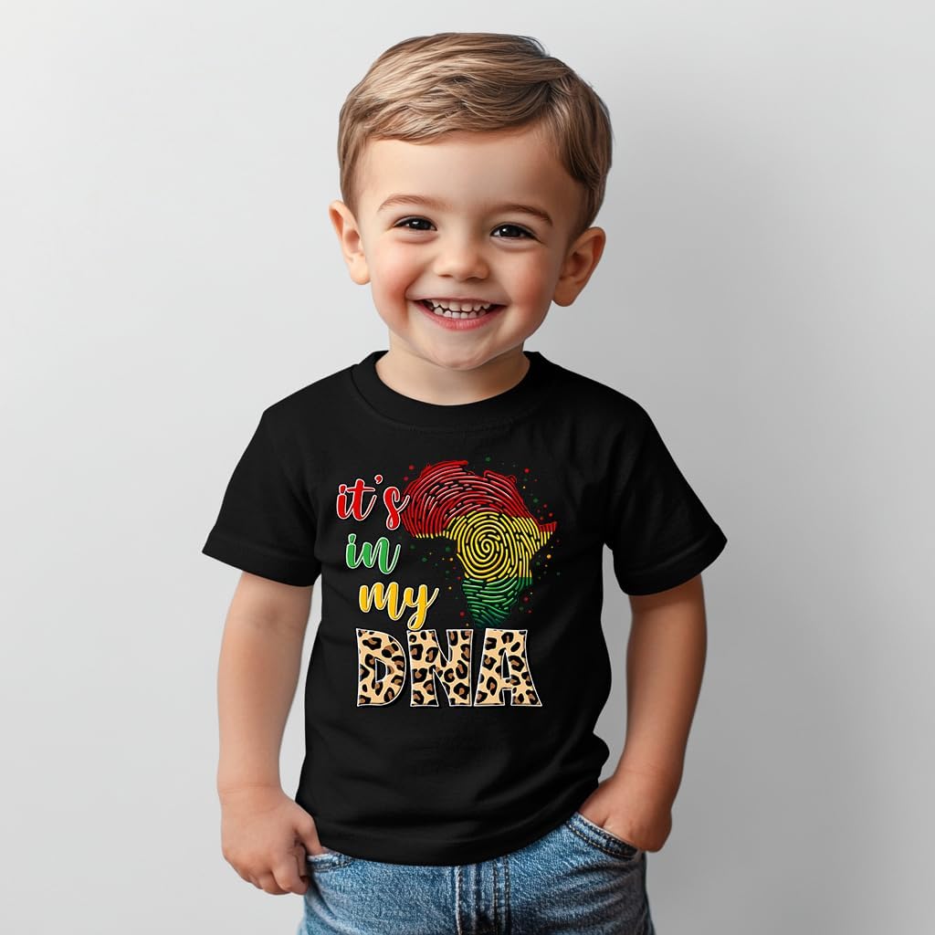 Toddler Black History T-Shirts for Boys Girls, Black History Month Shirts for Kids, Graphic Top Funny Letters Print Tees - Image 4