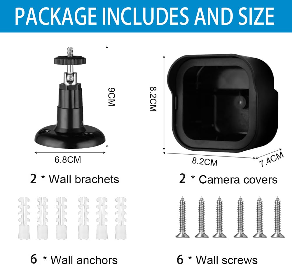 Blink Outdoor Camera Wall Mount & Protective Case, 360° Adjustable Weatherproof Mount - Image 2