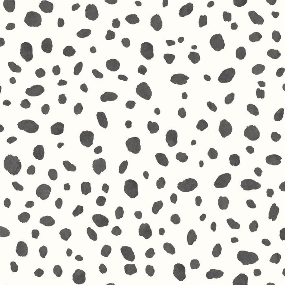 Holden Décor Dalmatian Wallpaper - Black/White