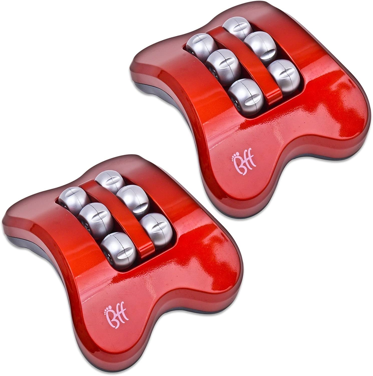 JML® Foot Massager Booster Relief Feet Relaxation Electric Rolling Vibration - Set of 2