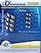 ED 8 Pack Cinema 3D Glasses for LG 3D TVs Adult & Kids Sized Passive Circular Polarized 3D Glasses!