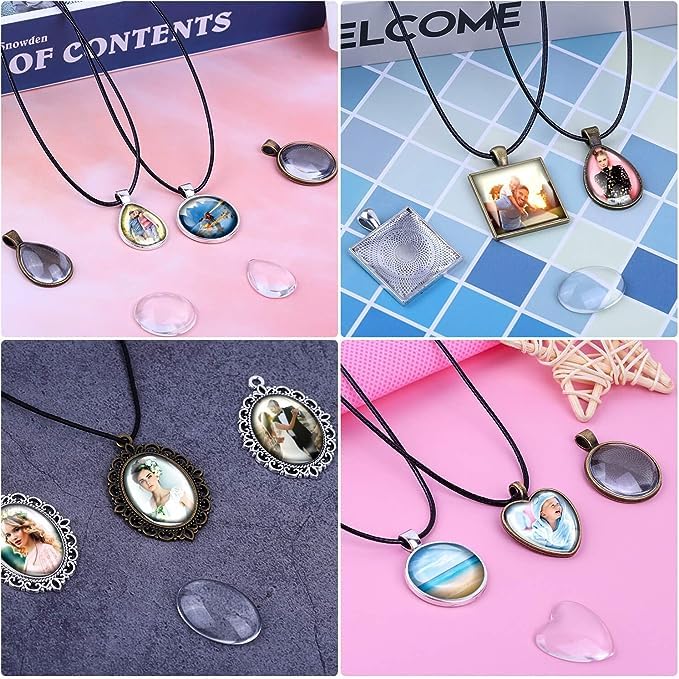 Bastel- & Künstlerbedarf SC15079 Lot 2 Cabochons Dôme en verre ovale 40x30mm à c Bastel- & Künstlerbedarf SC15079 Lot 2 Cabochons Dôme en verre ovale 40x30mm à c