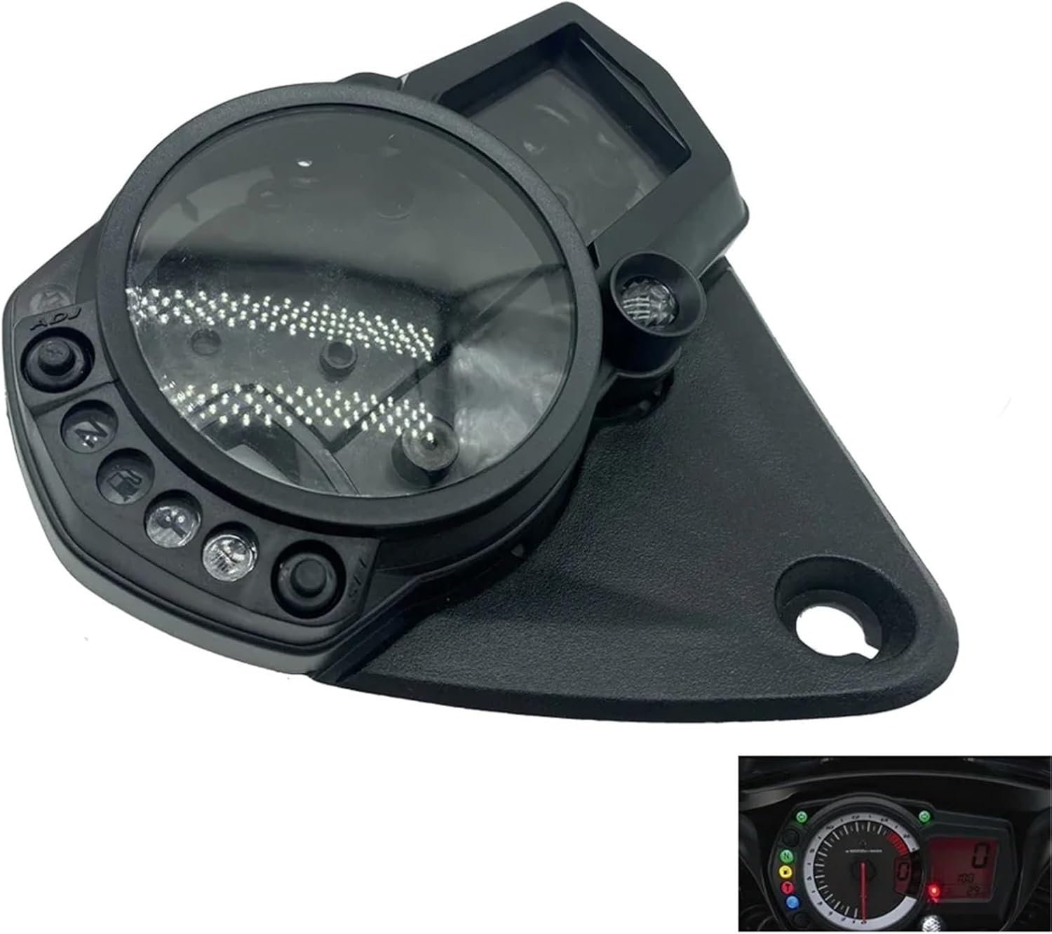 バイク用スピードメーターフレーム Compatible With Suzuki For GSXR1000 2007 2008 オート