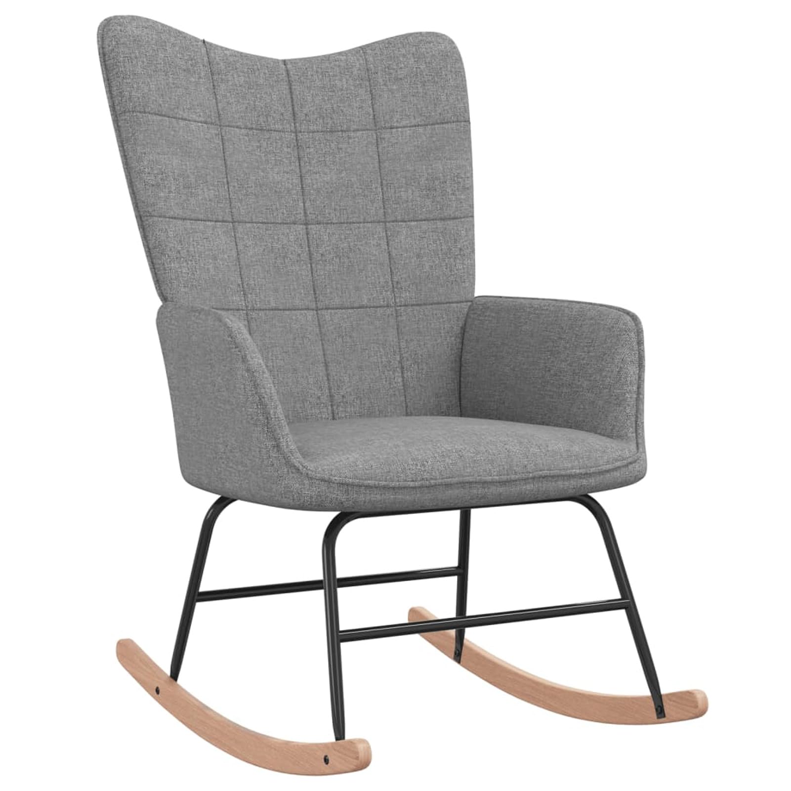 Chaise à bascule de jardin Homgoday en tissu confortable pour repas en plein air