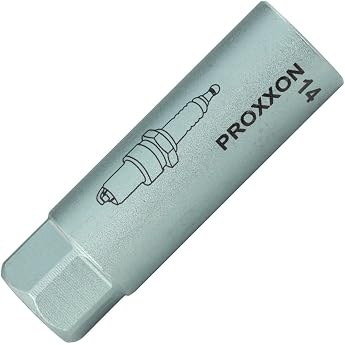 Proxxon 23553 Spark Plugs Nut with TPR Insert 14 mm Drive 10 mm (3/8 Inch) with Profile Hexagonal and Double Hexagonal (Bi-HX