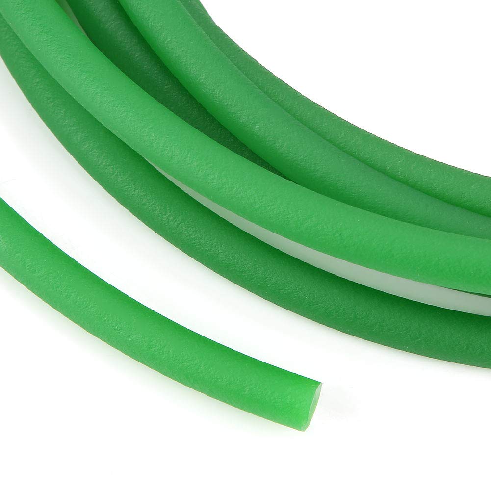 Correa Redonda Poliuretano 8mm x 5m Transmisión Potencia Industrial Cinta Rugosa Resistente Duradera Verde