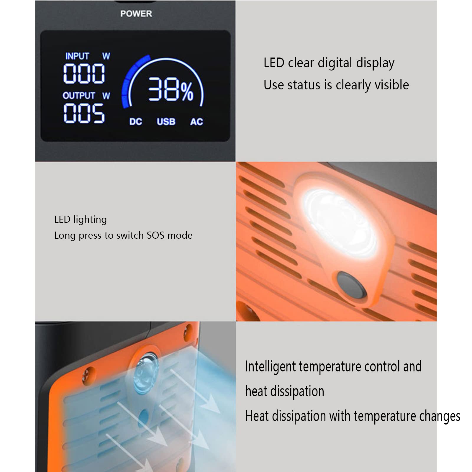 Power bank portatili per telefoni cellulari, alimentatori per power bank, caricabatterie portatili, caricabatterie per automobili, avviatori di emergenza solari per auto, alimentatori per esterni ad