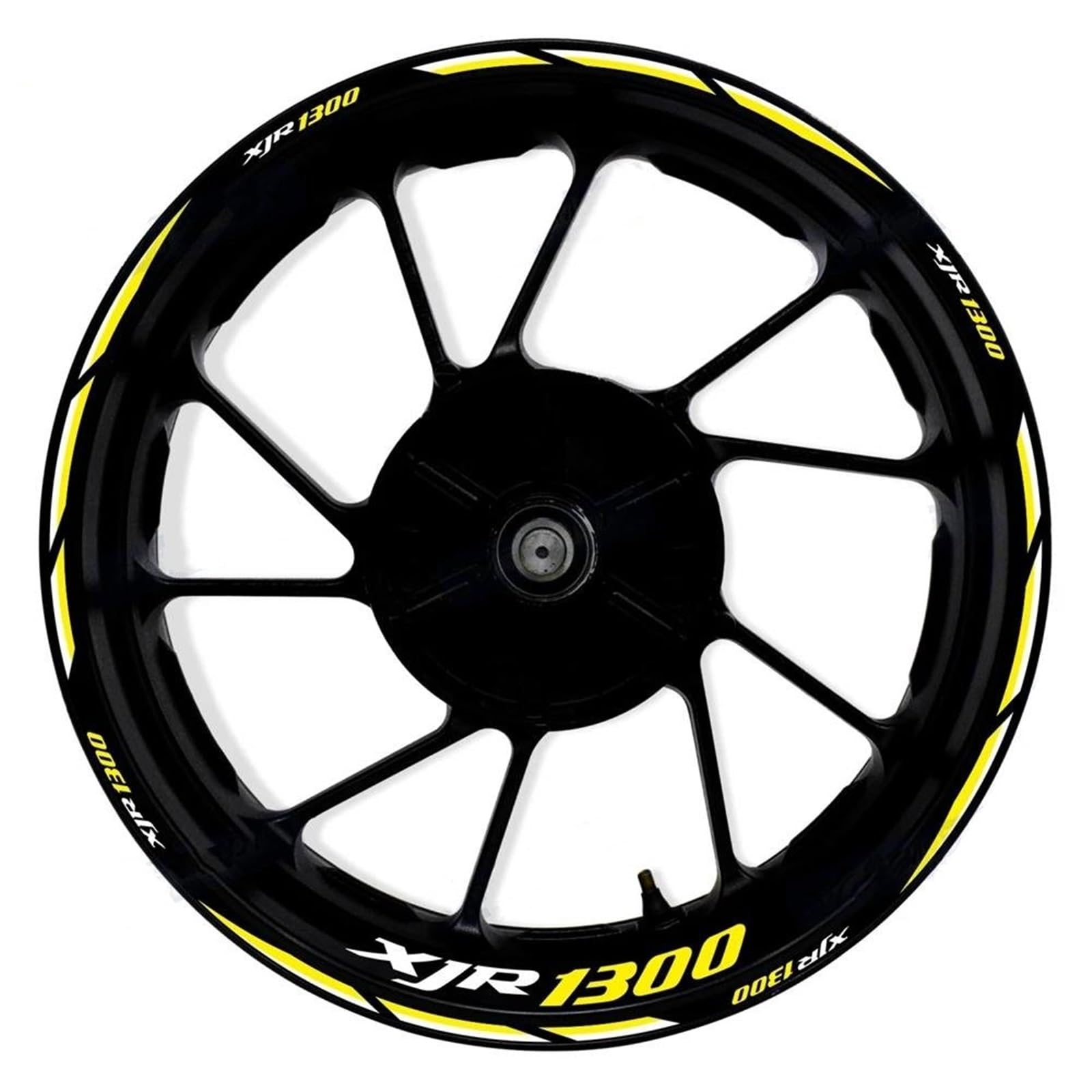 Wheel Stickers Motorcycle Reflective Wheel Decal for XJR1300 XJR 1300 17 Inch Hub Stickers Rim Protector Kit Rim Reflective Decal