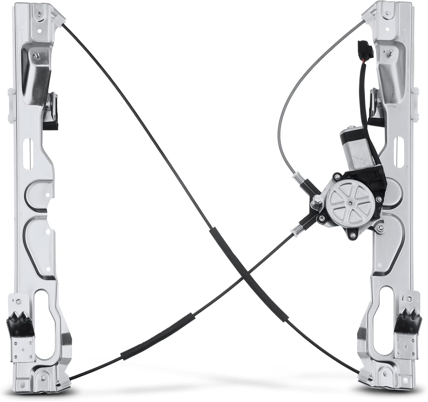 A-Premium Power Window Regulator Compatible with Ford F-150 2009-2010 Lincoln Mark LT 2010 Pickup with 2-pin Motor Front Passenger Side