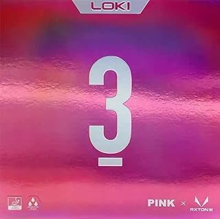 ロキ LOKI 鋭龍 RXTON 3 MAX ピンク PINK 卓球ラバー カラーラバー ピンポンスポンジ