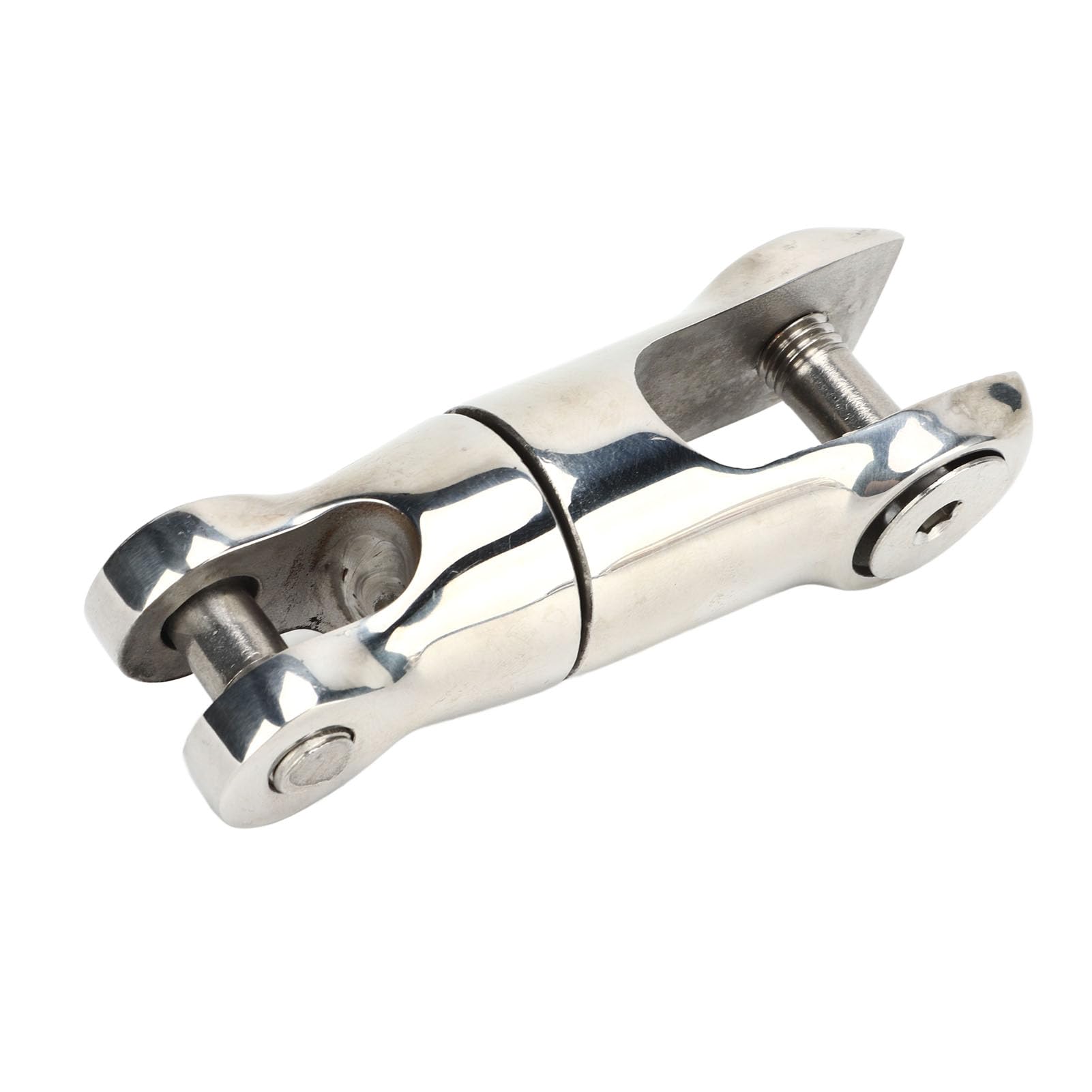 Conector de Cadena de Ancla para Barcos, Acero Inoxidable 316, 3/8-1/2 (10-12 mm), Carga de Trabajo de 9000 Lb, Acabado Brillante, Evita la Torsión, Minimiza el Desgaste, Junta