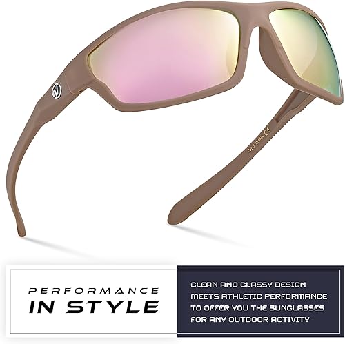 Miniatura 2 de Nitrogen - Gafas de sol deportivas polarizadas envolventes para hombre y mujer, UV400, para conducir, pescar, correr, andar en bicicleta, gafas de