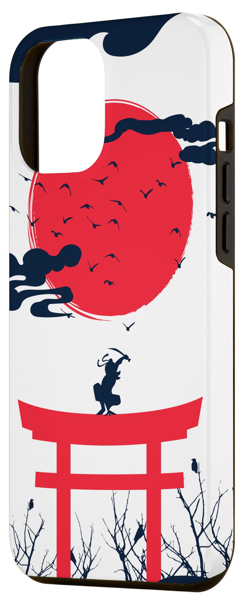 iPhone 12 Pro Max Japan Ninja - Stealth and Strength Graphic Design Case - Image 2