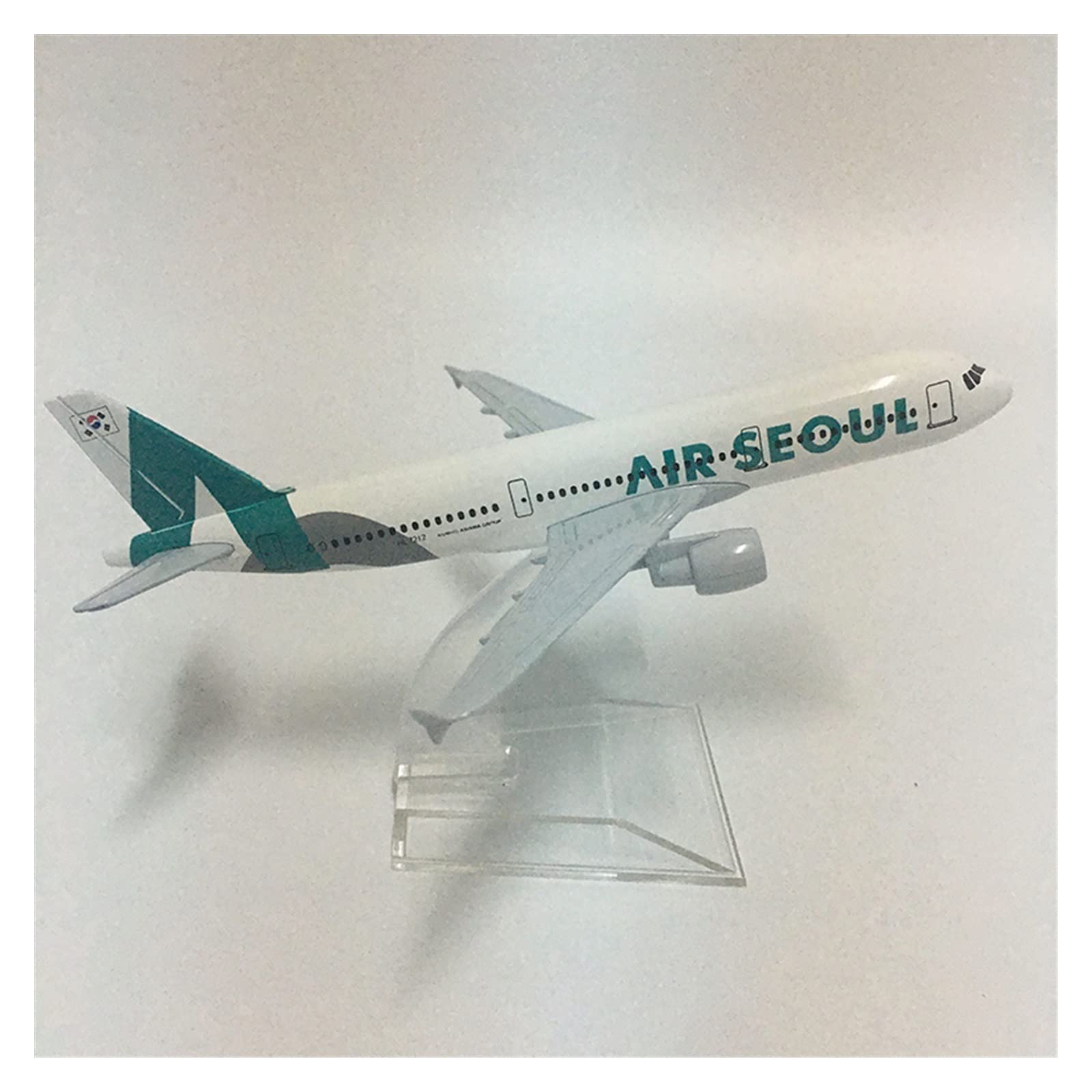 16 cm per Il Modello di Aereo Coreano Air Seoul Airbus A380 1.400 Kit di Gioco per Hobby (E)