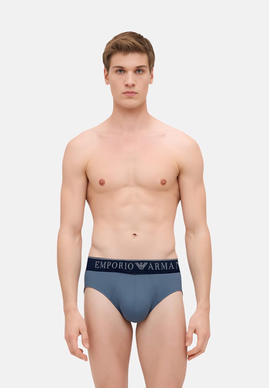 Emporio Armani mens Logo Label 2 Pack Brief - Image 4