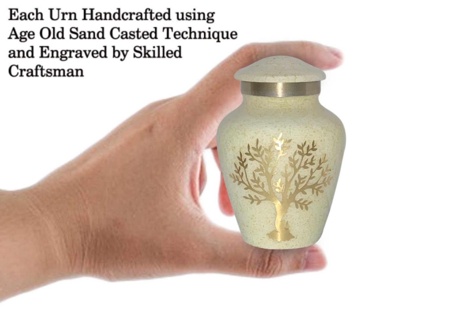 Tree of Life Keepsake Urns for Human Ashes, 4 Small Keepsakes, Decorative Urns for Ashes Adult Female & Male, Funeral Urns - Image 3