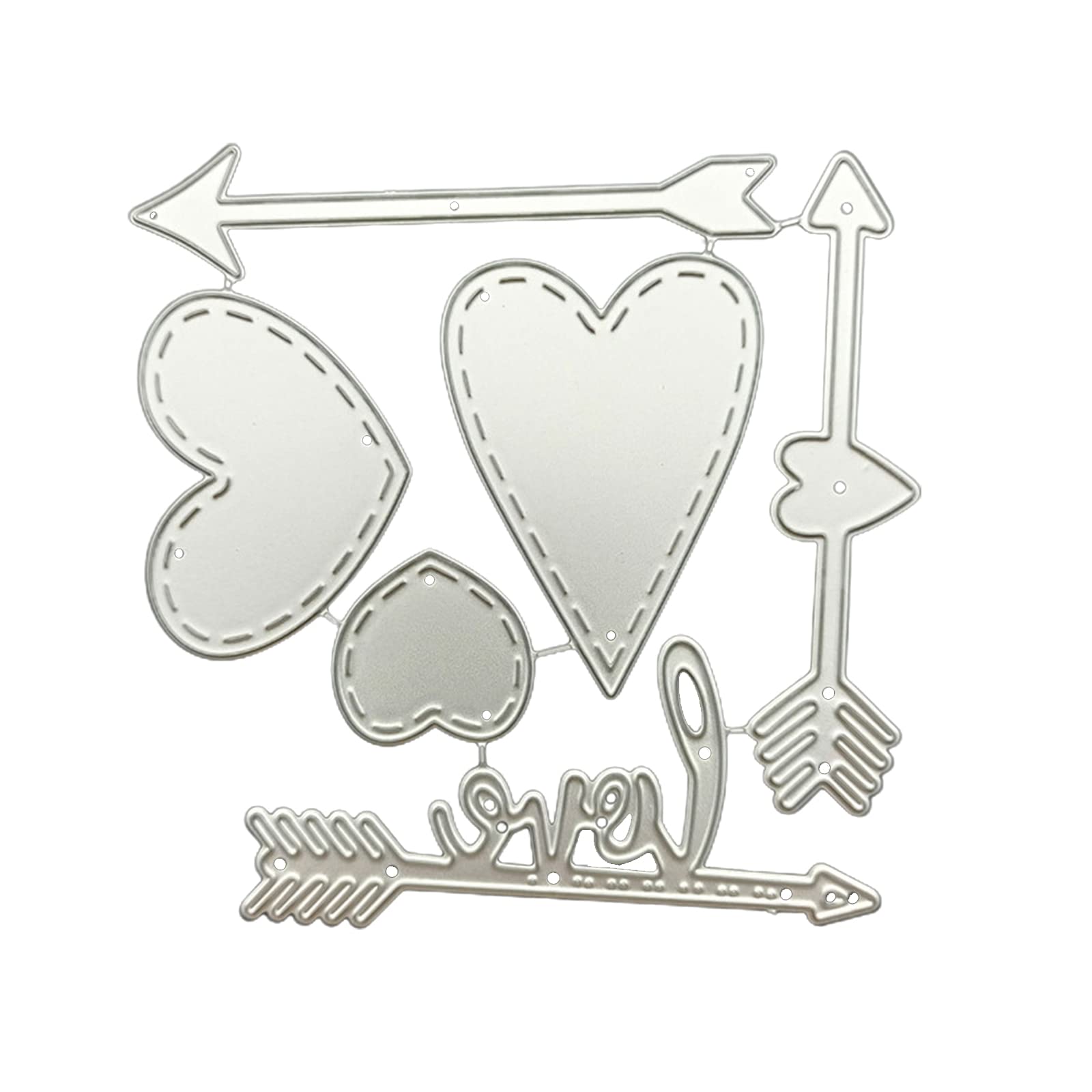 Elnwnnkc Metal Cutting Dies Stencil Mold Embossing Pattern for Children Adults Projects Cutting Dies