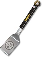 Vista 20 de YouTheFan NFL - Espátula para barbacoa de acero inoxidable con abrebotellas