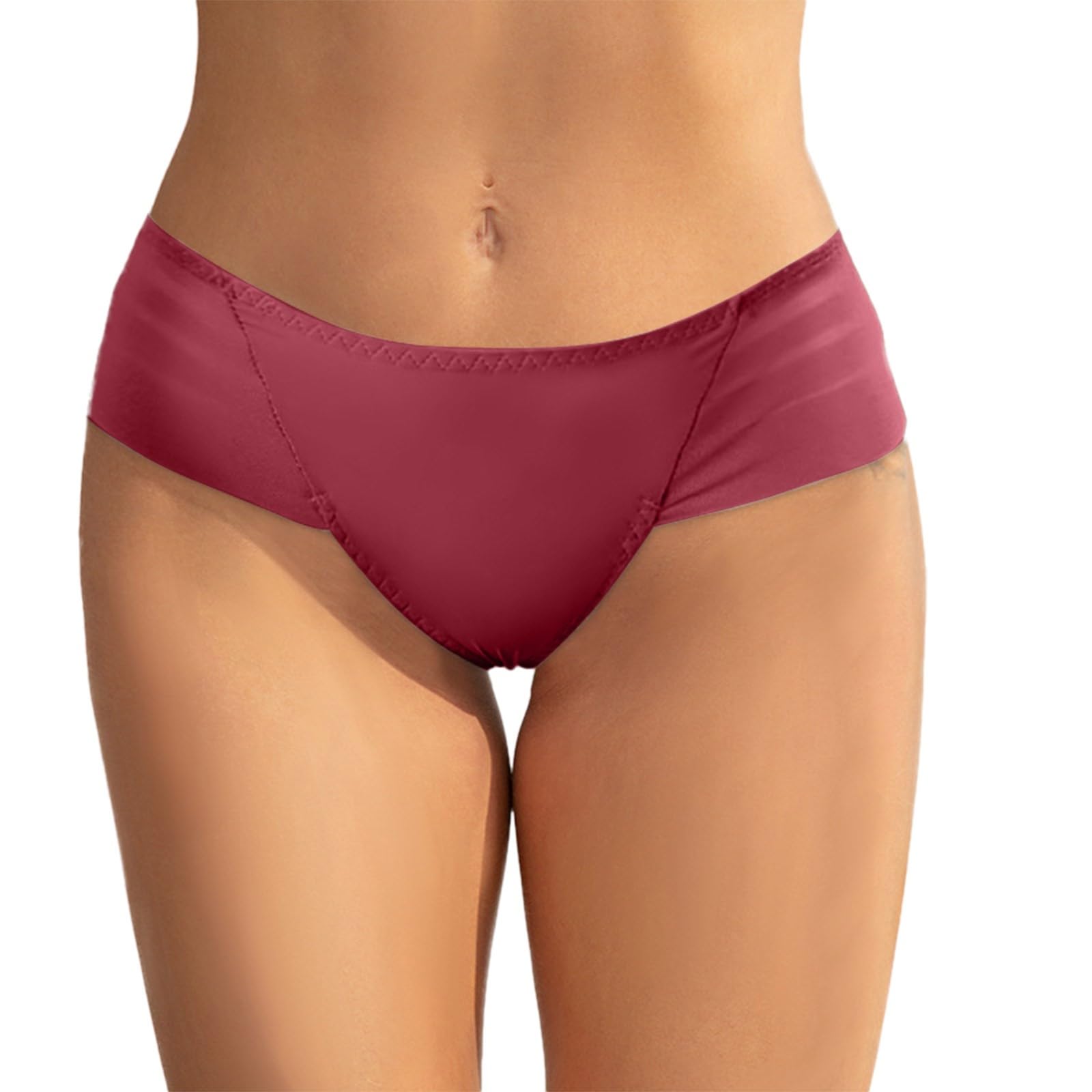 Womens Low Waist Lace Briefs Solid Color Crotch Underwear Panties Teen Panties