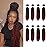 8 Pack 16 55G/Pack Pre Stretched Braiding Hair Extensions 1Bbug