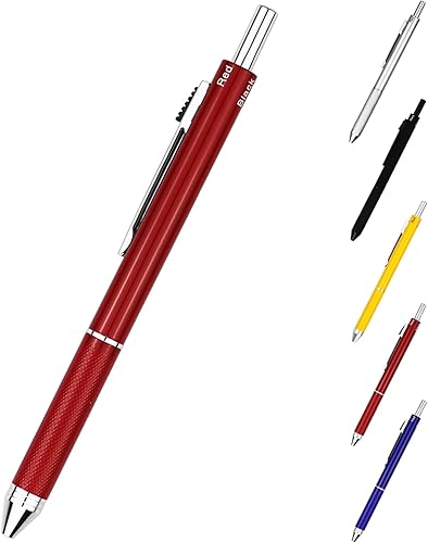 Vista 16 de DunBong Ballpoint Metal D1 - Recambio para bolígrafo multifunción, paquete de 5 piezas (azul) D1-blue,Negro -,Blue,D1-negro,D1-rojo,Rojo
