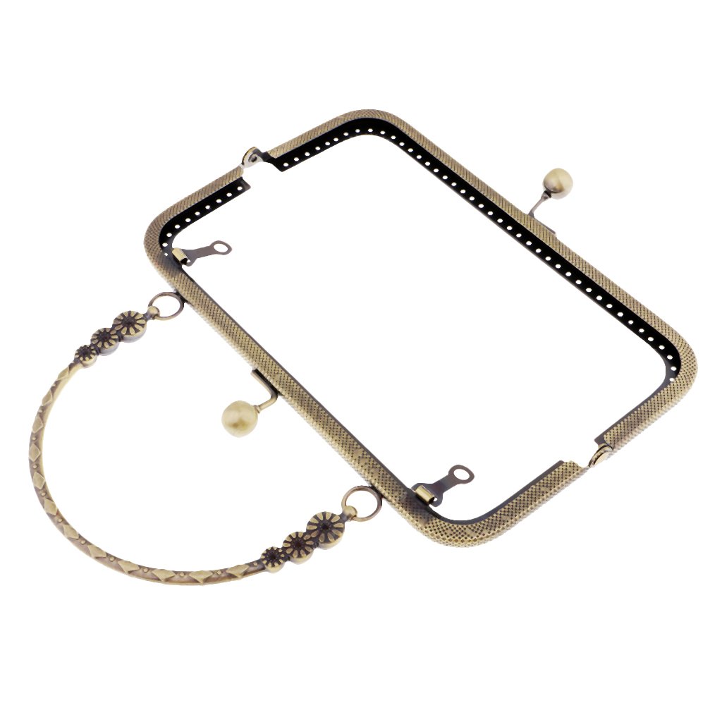 CALANDIS Vintage Metal Purse Clasp Frame Handle Sewing Clutch Bags Accessories Bronze-image-31