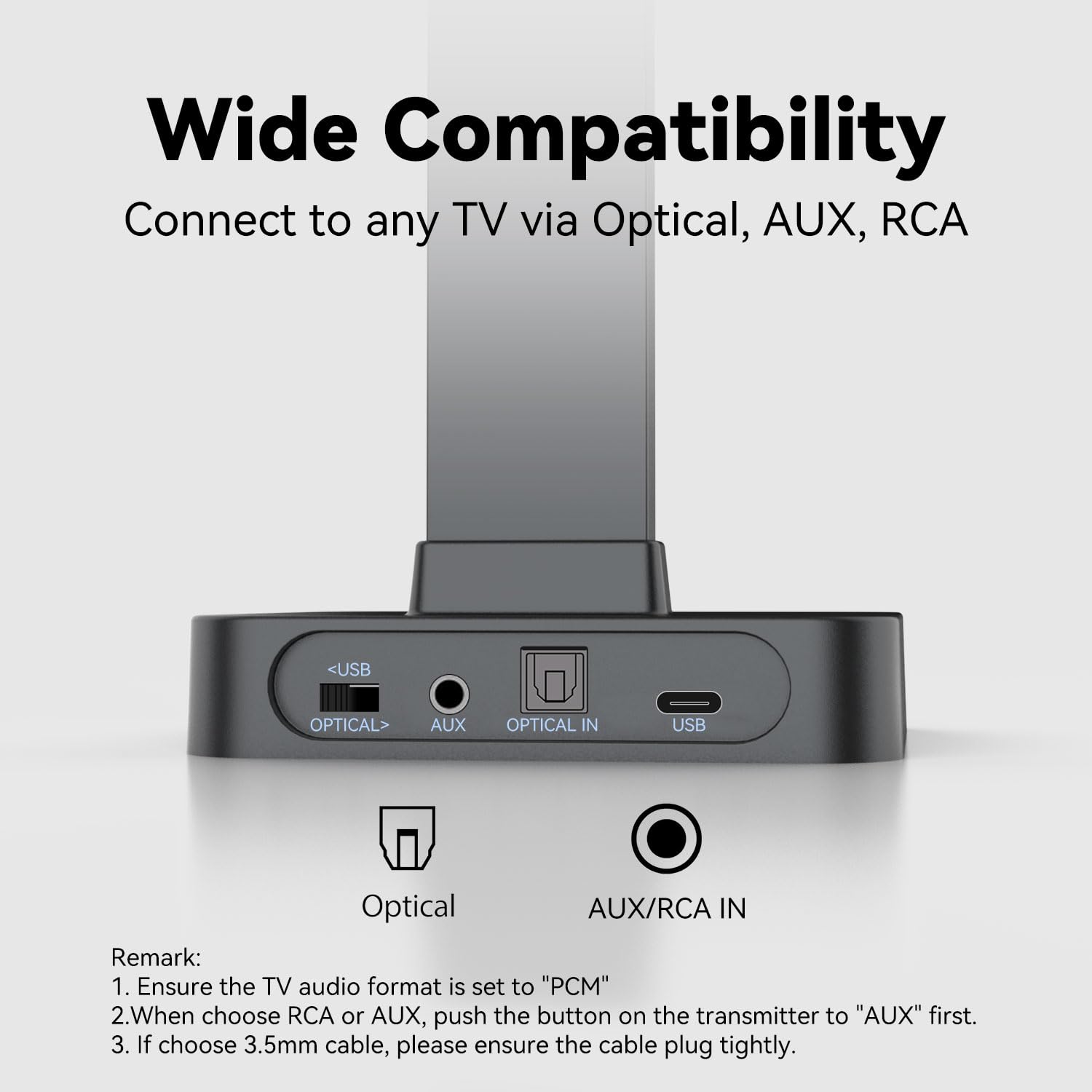 NEU 2025 TV Kopfhörer Kabellos Senioren, Plug and Play, Keine Audioverzögerung, Funkkopfhörer Kabellos für TV, 28 Stunden Audio Spielzeit, Kabellose Kopfhörer für fernseher mit mit Ladestation