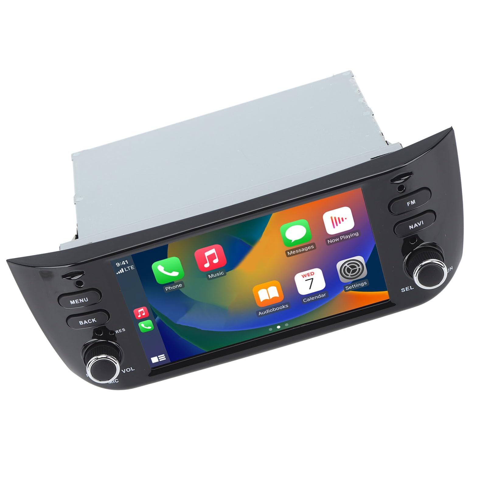 Receptor Inalámbrico para Coche Pantalla Táctil HD Estéreo para Coche de 6 2 Pulgadas Carplay Inalámbrico 2 + 32G Reemplazo de Reproductor de Navegación GPS para Linea Punto
