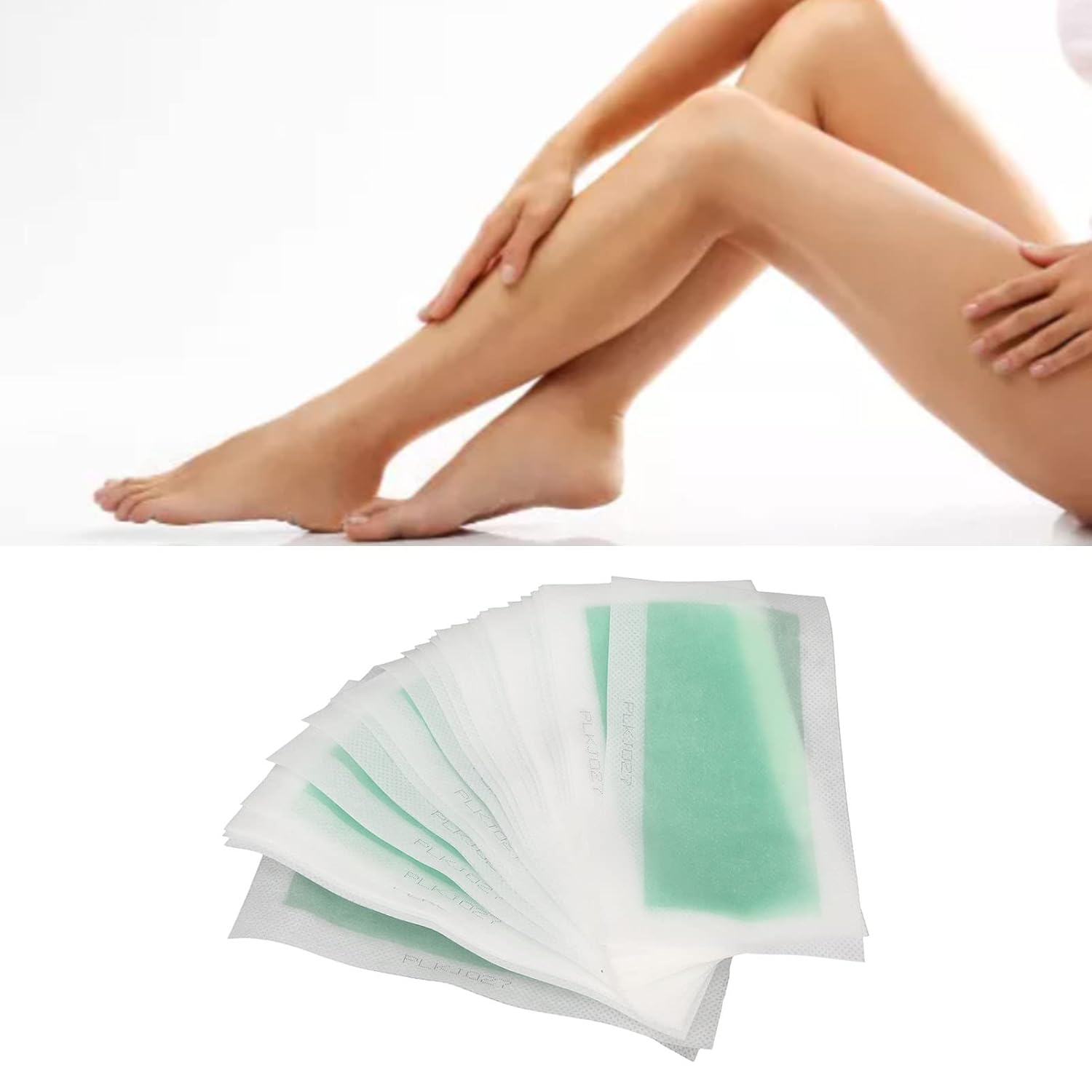 32pcs Wax Hair Removal Strips, Gentle Mild Portable Facial