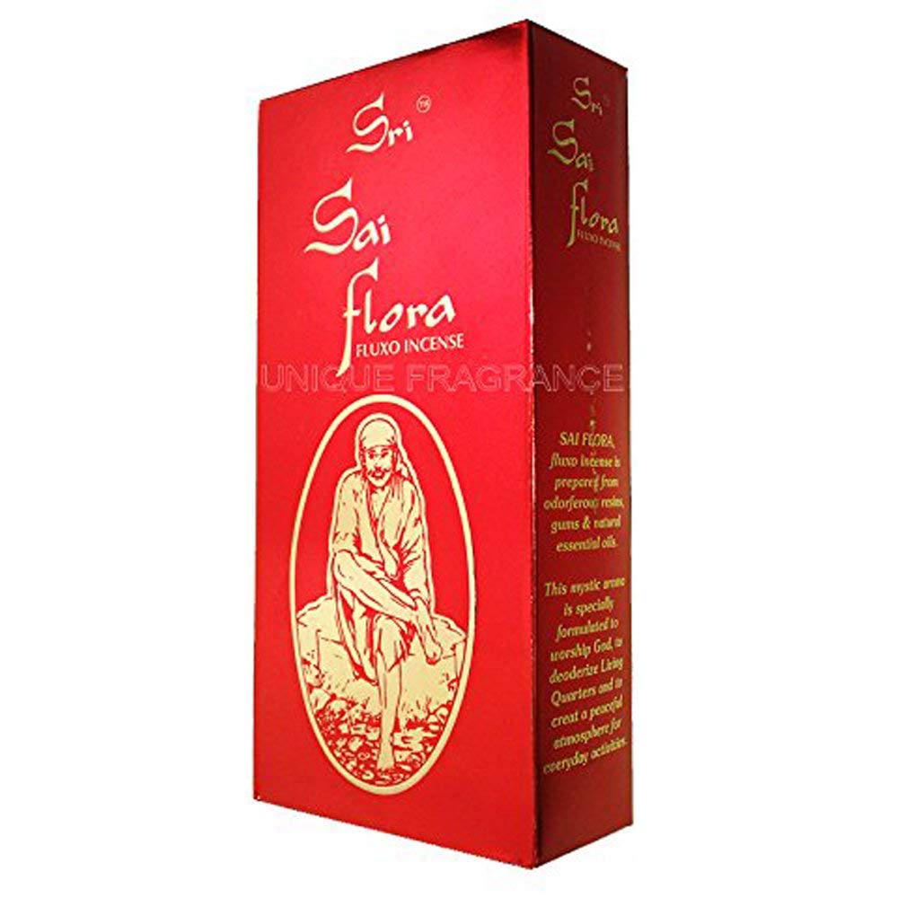 Sai Flora Fluxo Bamboo Incense Sticks Agarbatti (1kg Box, Brown)