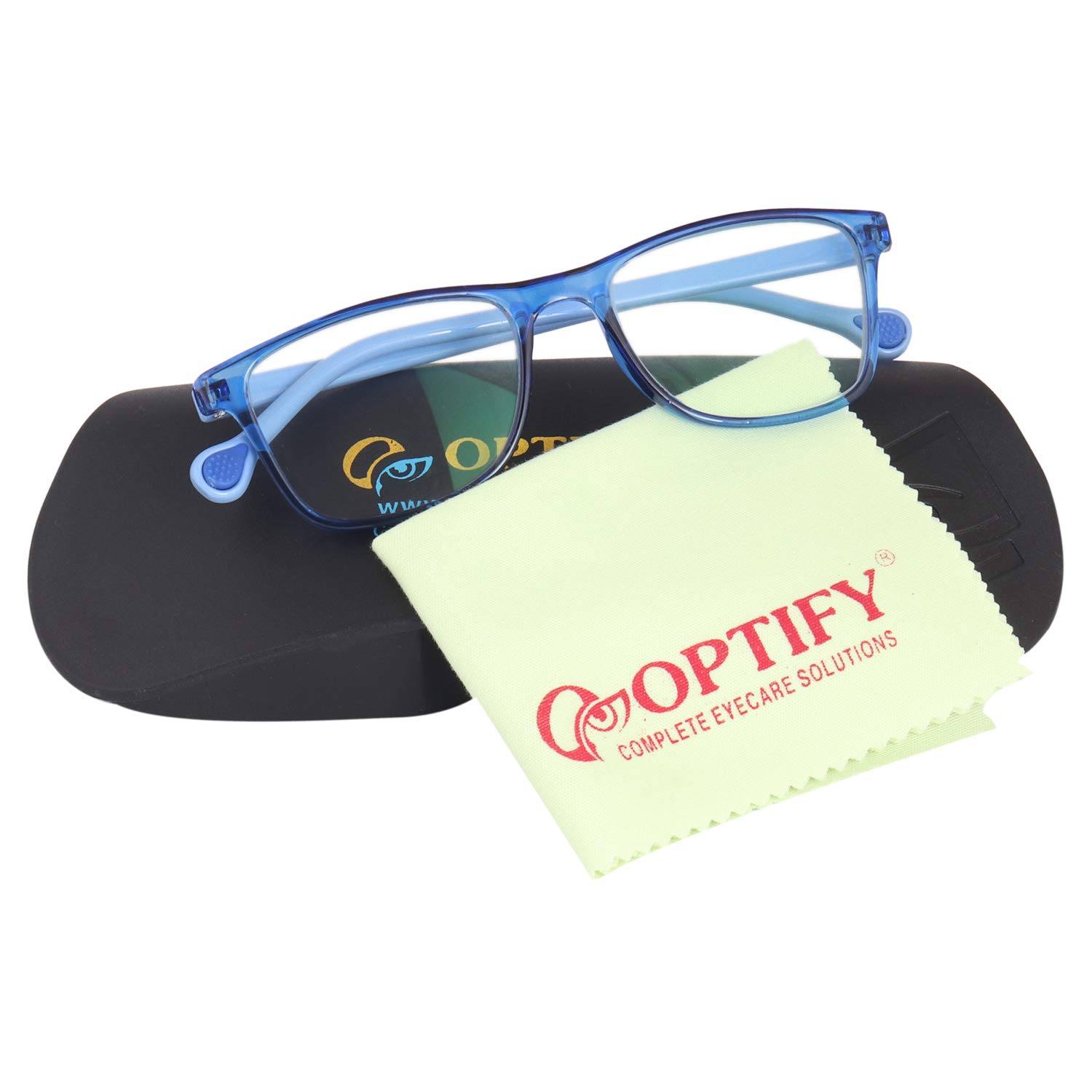 Optify® Blue Light Blocking Glasses for Kid UV Protection Computer Eyewear Zero Power Lens Age 5-12 Years(Blue)-image-37